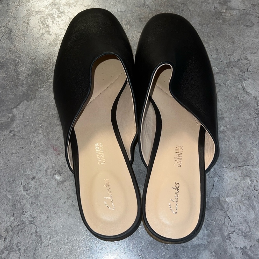 Clarks leather mule. NWOT - Picture 1 of 6